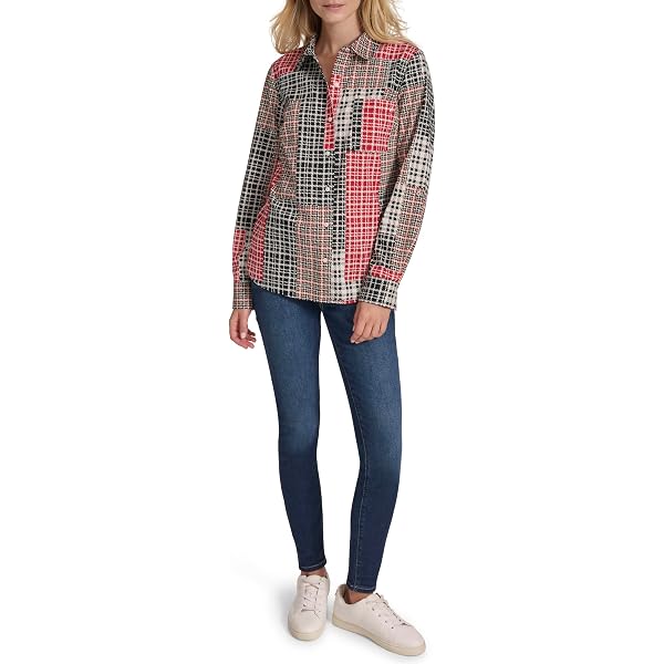 Chemise Boutonnée Femme Nautica - Marina Marina - Taille S - Coton