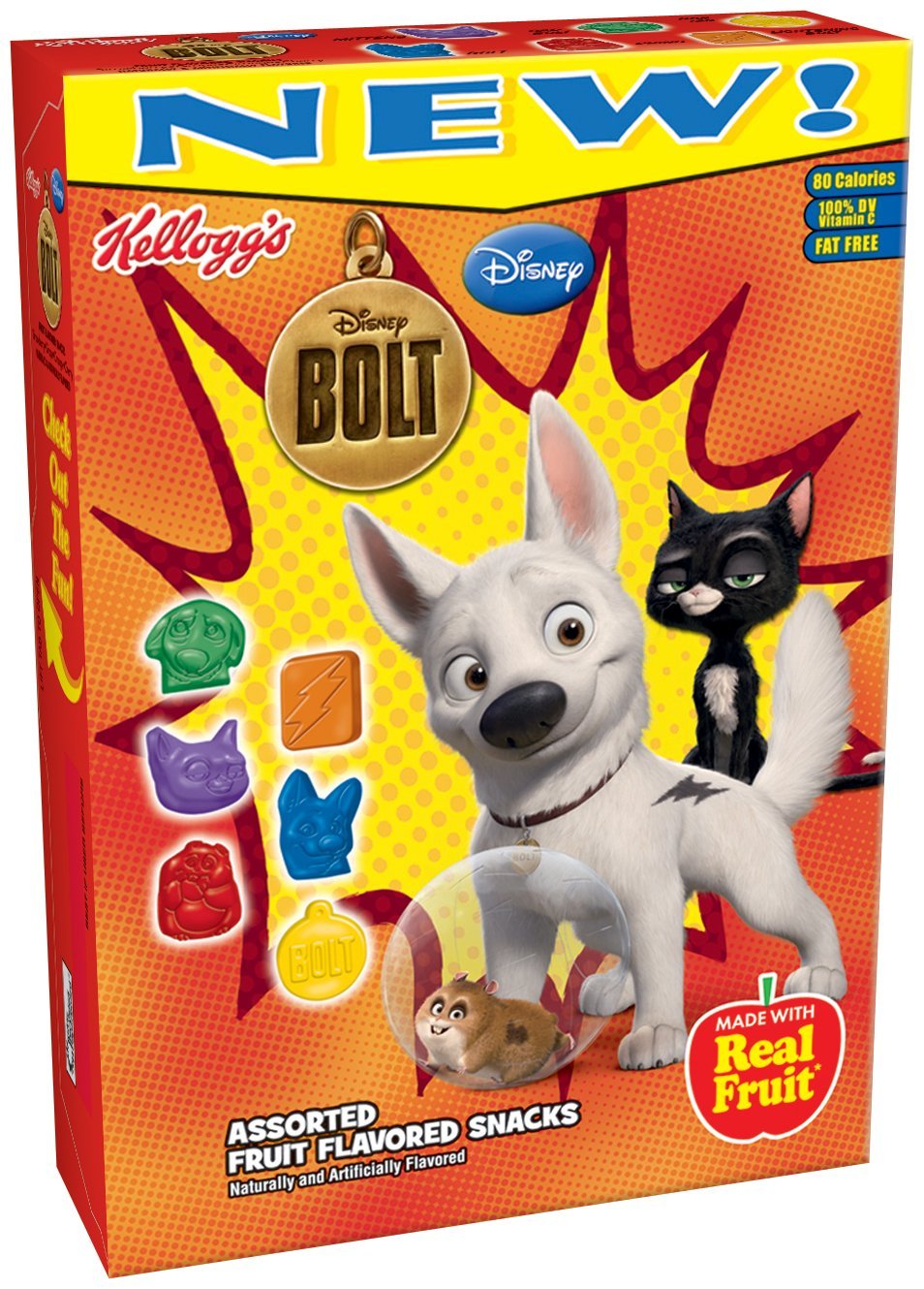 Kellogg's Fruit Snacks, Bolt, 9Ounce Boxes (Pack of 5