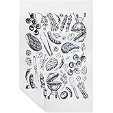 XUNLURY Grill Kitchen Towels, BBQ Decor, Cooking Gifts for Men Women, 16x24 Inch