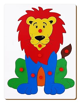 The Kiddy Depot - Wooden Tray Puzzle - Lion