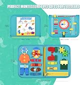 VISATOR Busy Board Montessori Toys for 3-8 Year Olds Sensory Learning view 7