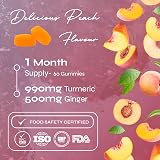 Known turmeric & ginger gummies 990mg turmeric 500mg ginger 60 vegan view 3