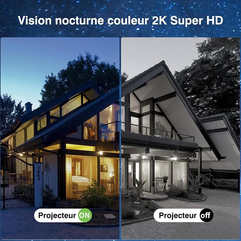 4G LTE Caméra de Sécurité Extérieure sans Fil à énergie Solaire