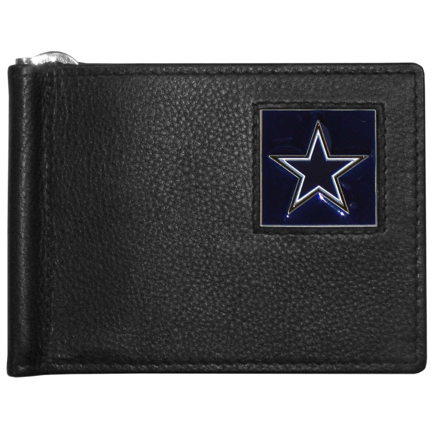 Siskiyou Sports NFL Mens Dallas Cowboys Leather Bill Clip Wallet One Size Black