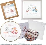 Trimits 3PK Cross Stitch Kits for Adults Beginners - Pre Printed 13x13cm view 9