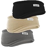 Buauty 3 Pcs Ear Warmer Muffs Headbands for Men Women, Winter Earmuffs Ear Covers for Cold Weather Running Cycling
