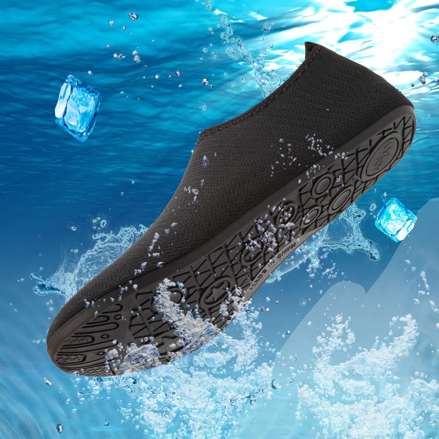  | ANLUKE Womens Mens Water Shoes Barefoot Quick-Dry Aqua Socks for Beach Swim Surf Water Sport | Water Shoes