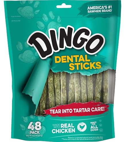 Amazon.com : Dingo Munchy Stix for Dogs, Made with Real Chicken