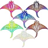 COLIGREE 24pcs Assorted Ocean Charms Dazzling Colorful Filigree Metal Embellishment Hollow Sea Animal Pendants for DIY Jewelry Making Earrings Necklaces Hanging Decorations Packaging Decorations