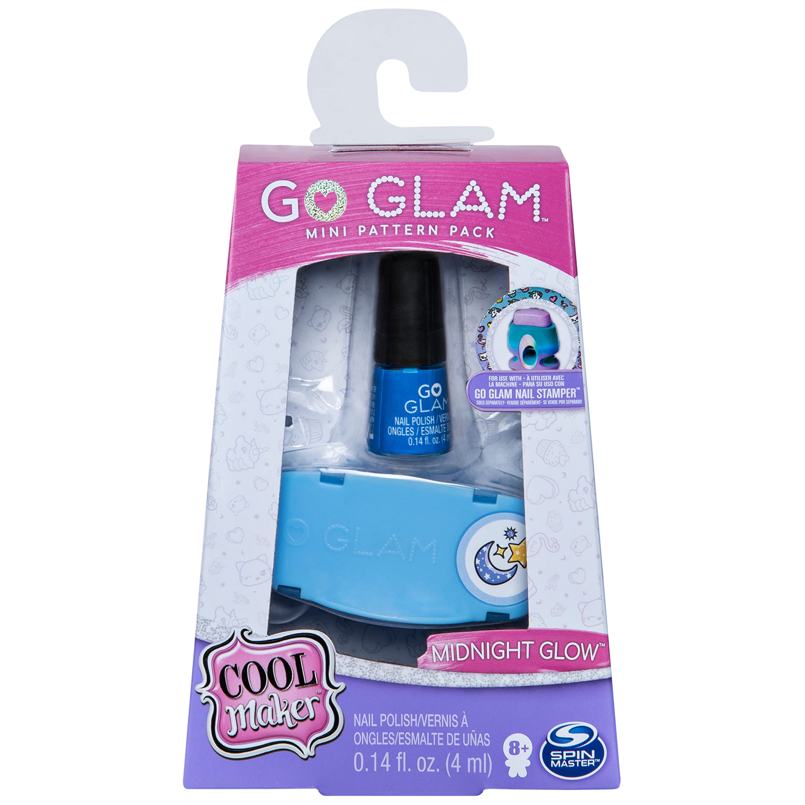 Cool MAKER, GO GLAM Sweet Spell Mini Pattern Pack Refill, Decorates 25 Nails with the GO GLAM Nail Stamper (Styles Vary)