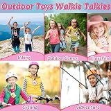 DQMOON Unicorn Walkie Talkies Kids Toys 2 Pack 1,000 ft Range Girls Gifts view 6
