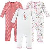 Hudson Baby Cotton Union Suit, 2 Pack Pants