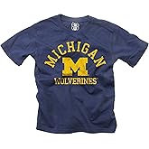 Wes and Willy NCAA Kids Short Sleeve Organic Cotton Tee Shirt