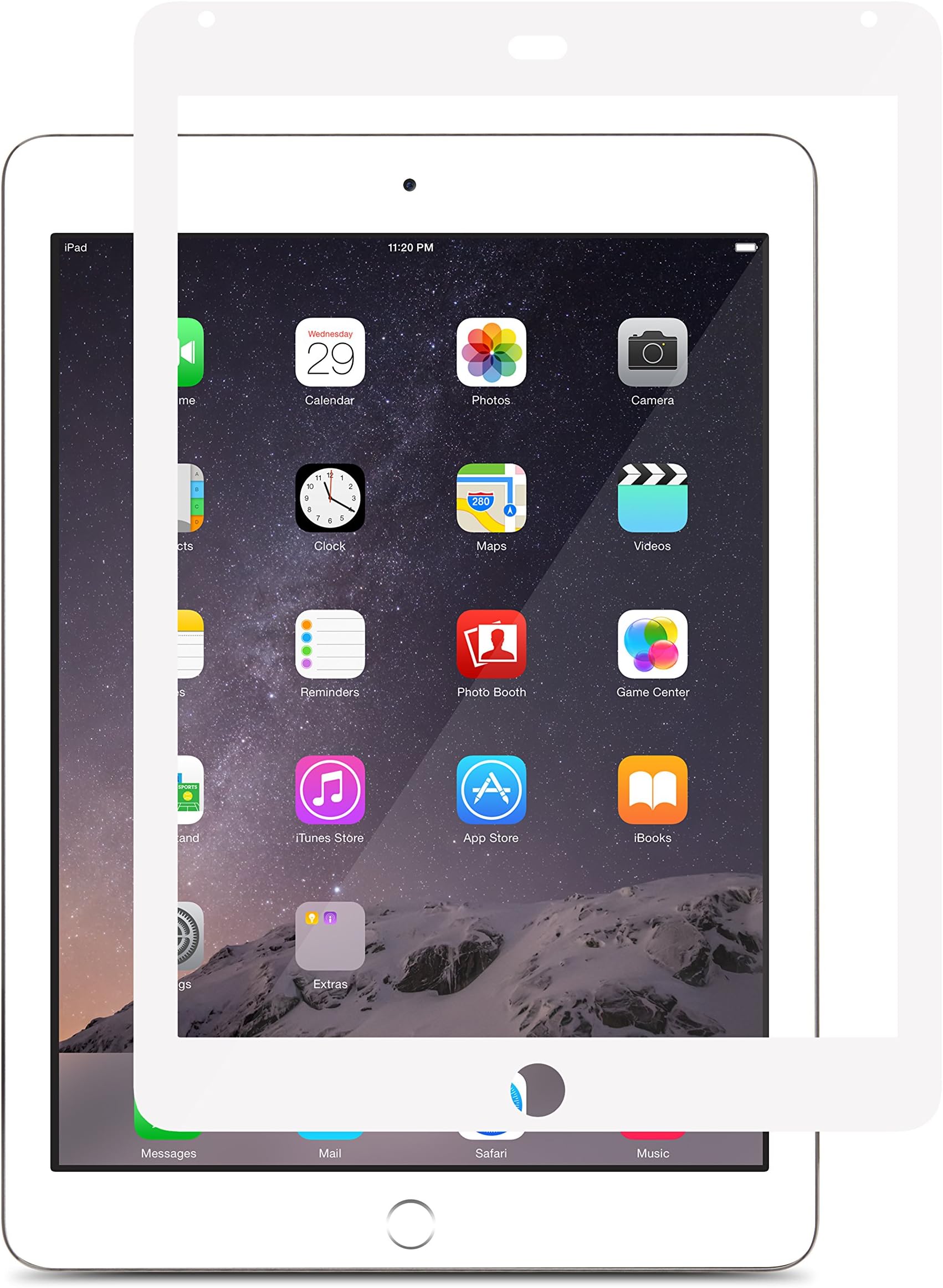 Moshi iVisor XT Screen Protector for iPad Air 2 - White