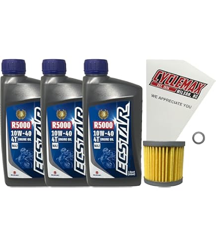 Amazon.com: Cyclemax Full Synthetic Oil Change Kit compatible with