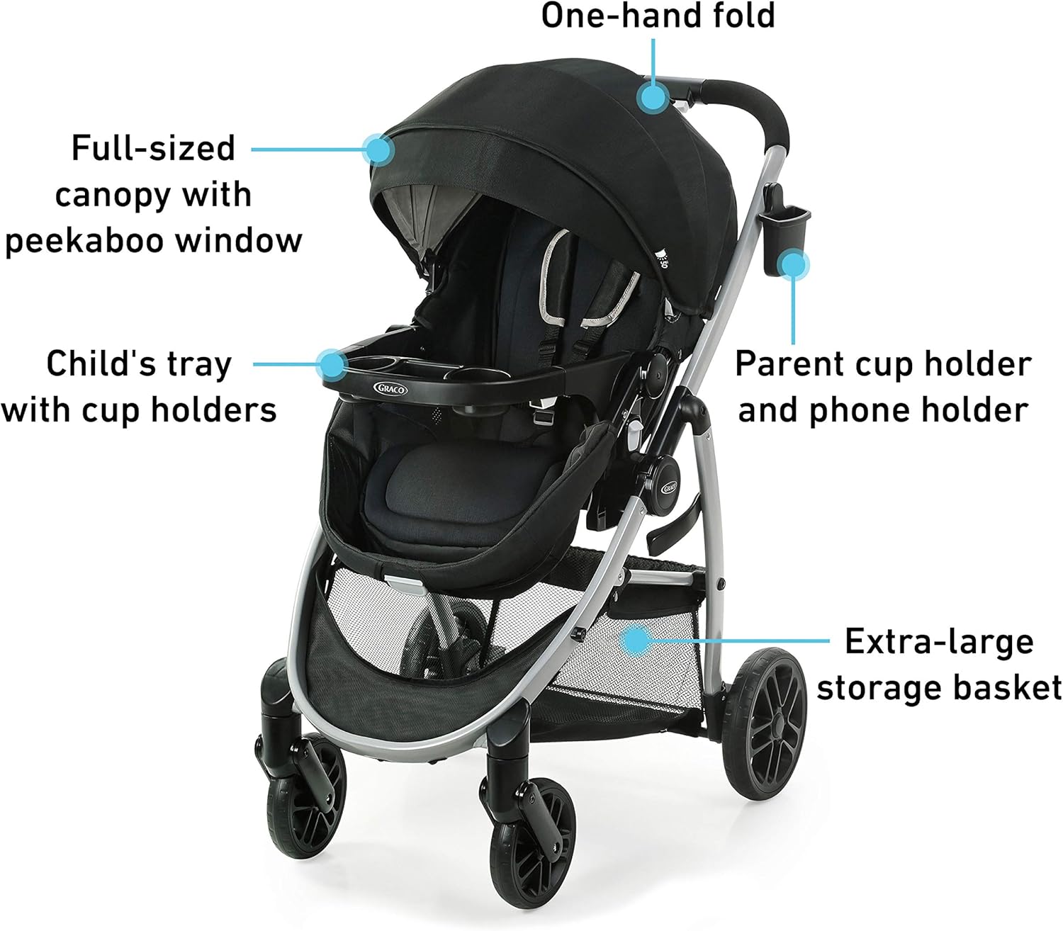 stroller with large canopy