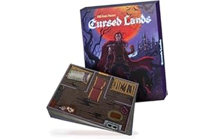 Dungeon Craft Cursed Lands Terrain Set for RPG & DND - 1000+ Double-Sided Dry/Wet Erase Tiles - Modular Battle Map Pieces for Tabletop Games & Dungeon Maps