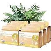 Ecoriginals - 156 Eco Infant Diapers Size 2 - Baby Diapers with 100% Plant-Based Layers, Disposable &amp; Hypoallergenic Baby Essentials for Infant Babies - Secure Fit Size 2 Diapers (11-18lb), 6 Pack