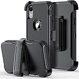ORIbox Case Compatible with iPhone Xs max Case, Heavy Duty Shockproof Anti-Fall case with Belt Clip