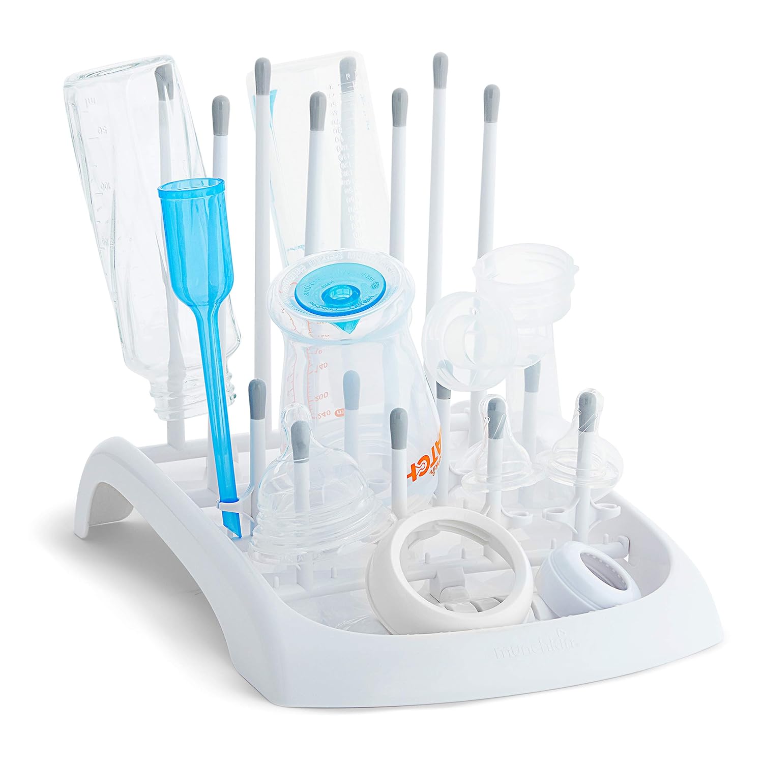 Munchkin Fold Baby Bottle Countertop Drying Rack, Grey : Baby