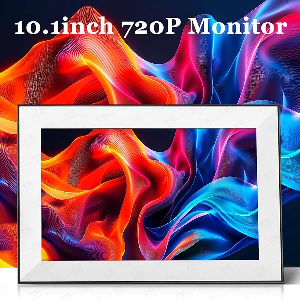 FANCYAUG SMALL SMART TV,PORTABLE TV WITH TOUCHSCREEN LCD MONITOR,BUILT IN APPS,SUPPORT SD,WIFI,BLUETOOTH,USB,HDMI INPUT,MINI TV DESIGN FOR HOME, KITCHEN, RV, AND TRAVEL USE