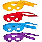 Teenage Mutant Ninja Turtles Halloween Costume Cosplay 4 Felt Eye Masks