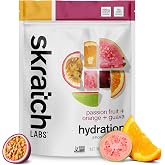Skratch Labs Hydration Drink Mix, Passion Fruit Orange Guava, 20 Servings | Sports nutrition with real fruit &amp; clean ingredients, electrolytes for fast hydration &amp; endurance, non-GMO, vegan, kosher