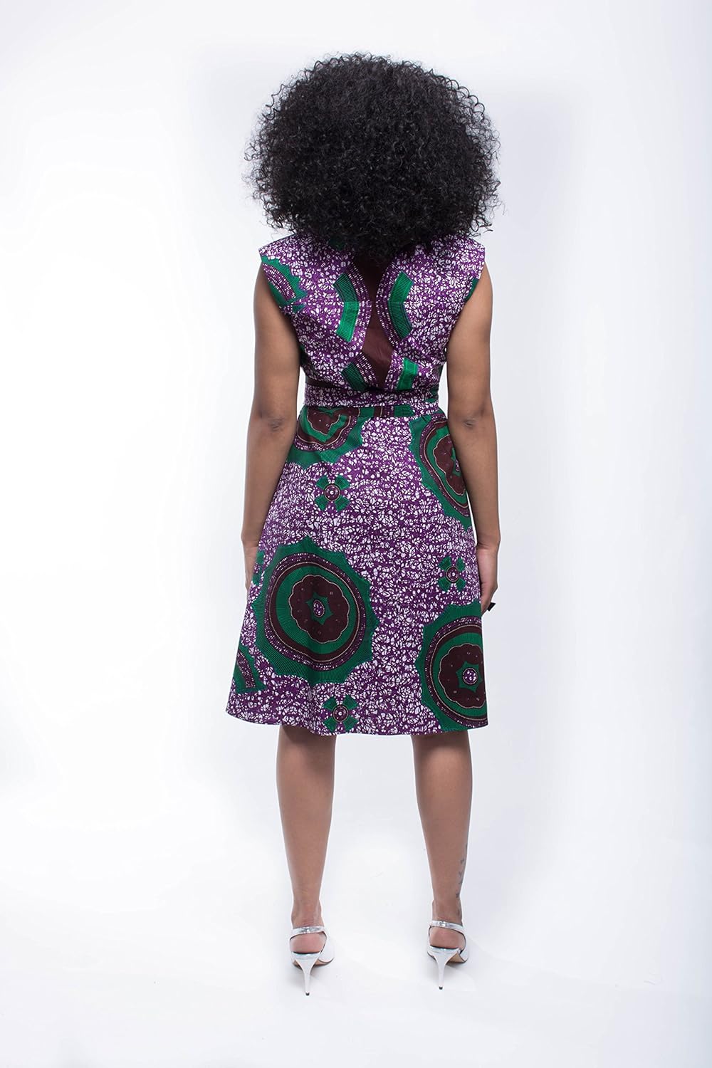 african wrap dress