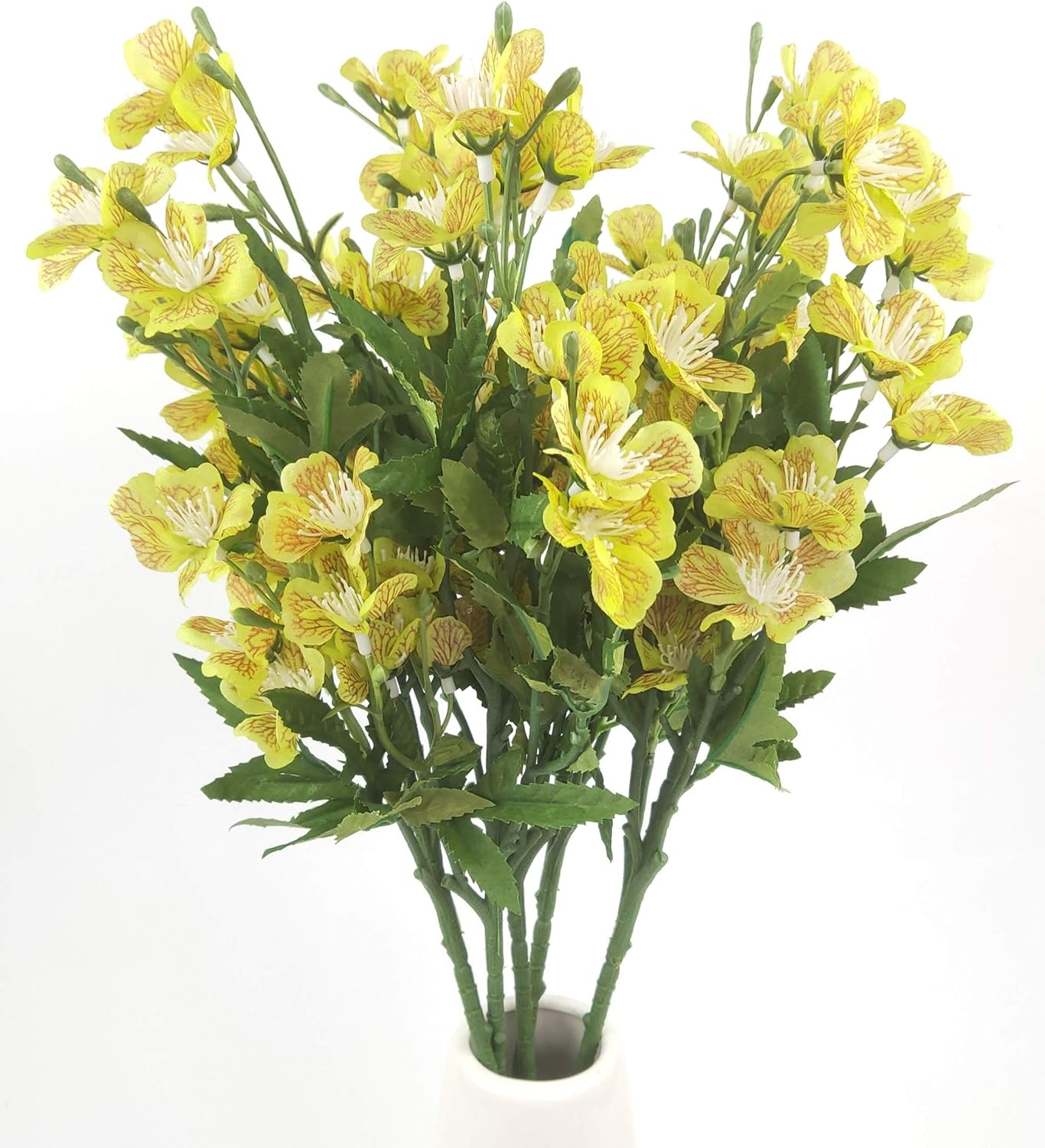 25" Long Stem of Artificial Flowers Faux Plants for Tall Vase Fake Silk Flower