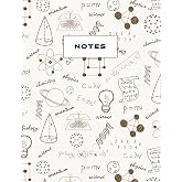 Cornell Notes Notebook: Note Taking with Graph Paper Quad Grid, Index and Numbered Pages, Science