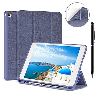 Slim Navy Blue iPad Mini Case with Stylus Pen Kuwait Ubuy