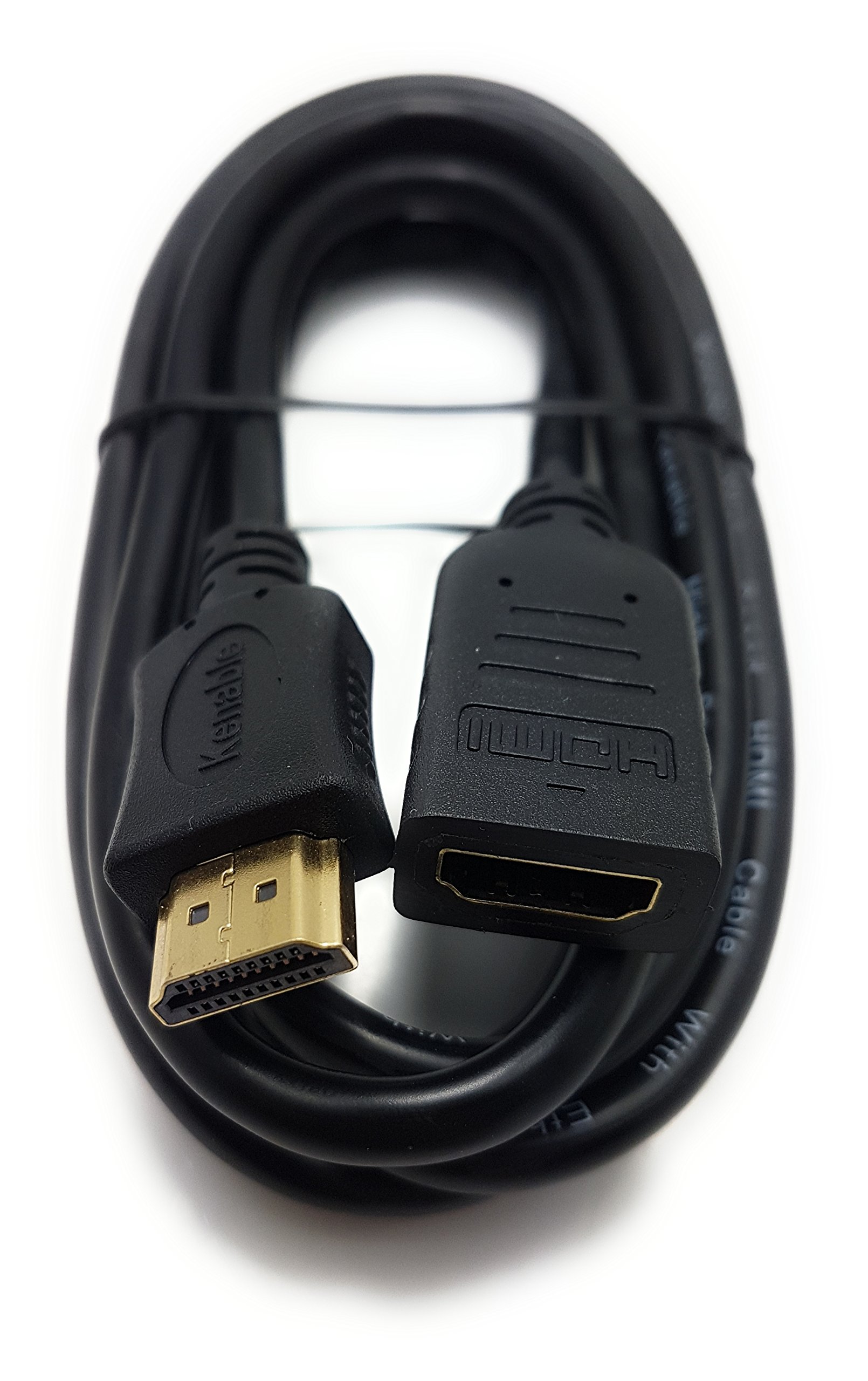 MainCore 2m Long HDMI Male to Female Socket High Speed 3D TV Extension Lead Cable (Available in 0.25m, 0.50m, 1m, 1.5m, 2m, 3m) (2m)