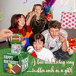 SHLINCO Football 3 Money Bank - Green 5" x 5" x