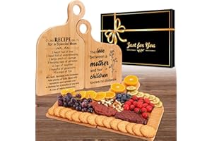 GWHYGIFTS Mom Gifts, Mother's Day or Birthday Gifts for Mom, Cutting Board Gift for Mother, Mom Gifts from Daughter Son, Cutting Boards & Cheese Boards