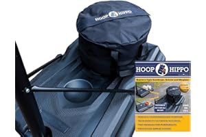 Johnny World The Hoop Hippo – Heavy-Duty Weight for Basketball Hoop Base – Holds Up to 200 lbs of Sand – Easy-to-Fill, All-Weather Design – Stability, Safety & Attractive