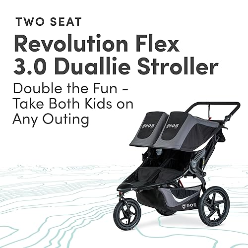 BOB Gear Revolution Flex Duallie Double Jogging Stroller