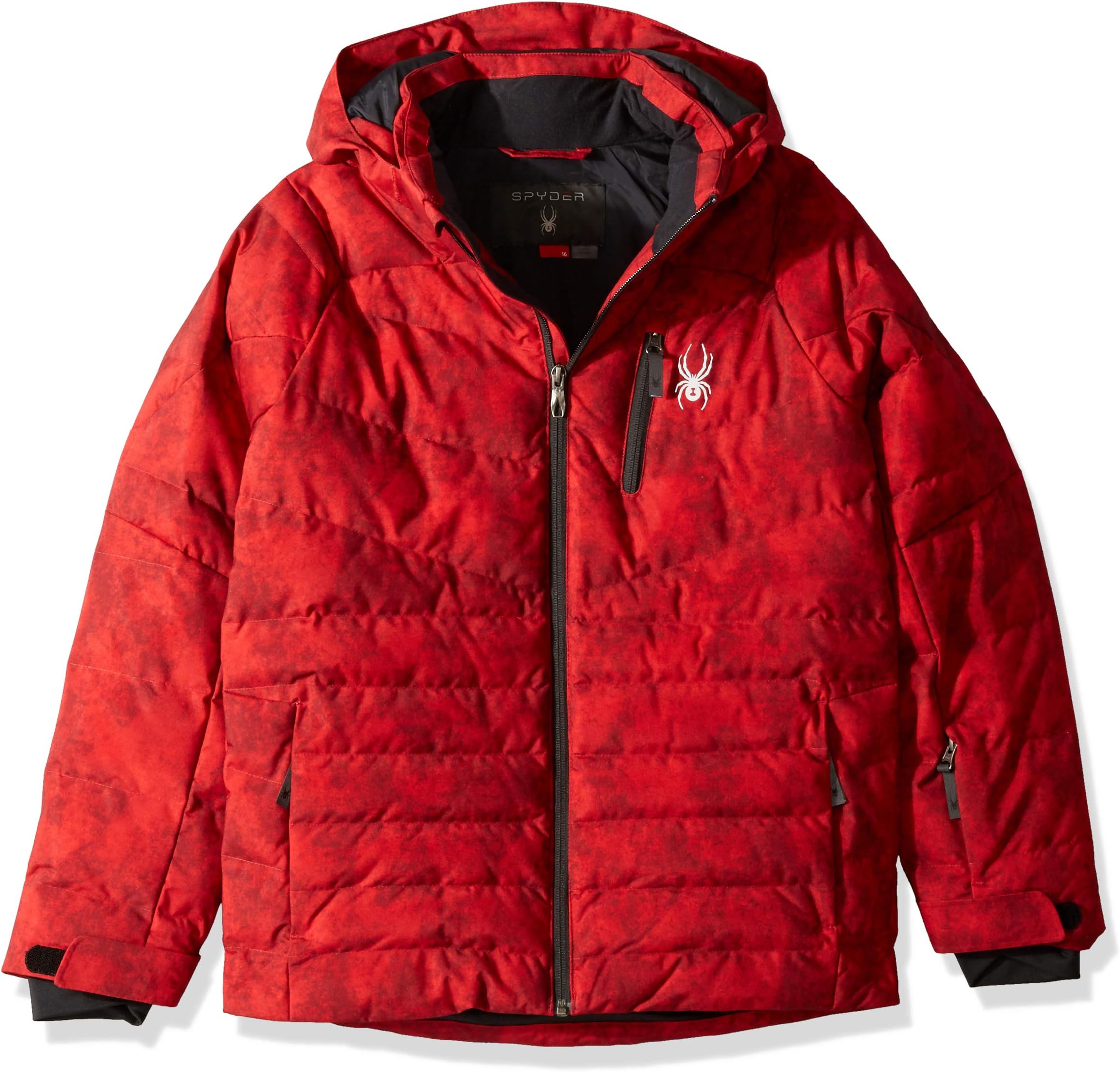 Spyder boys Boys' Impulse Synthetic Down Ski Jacket