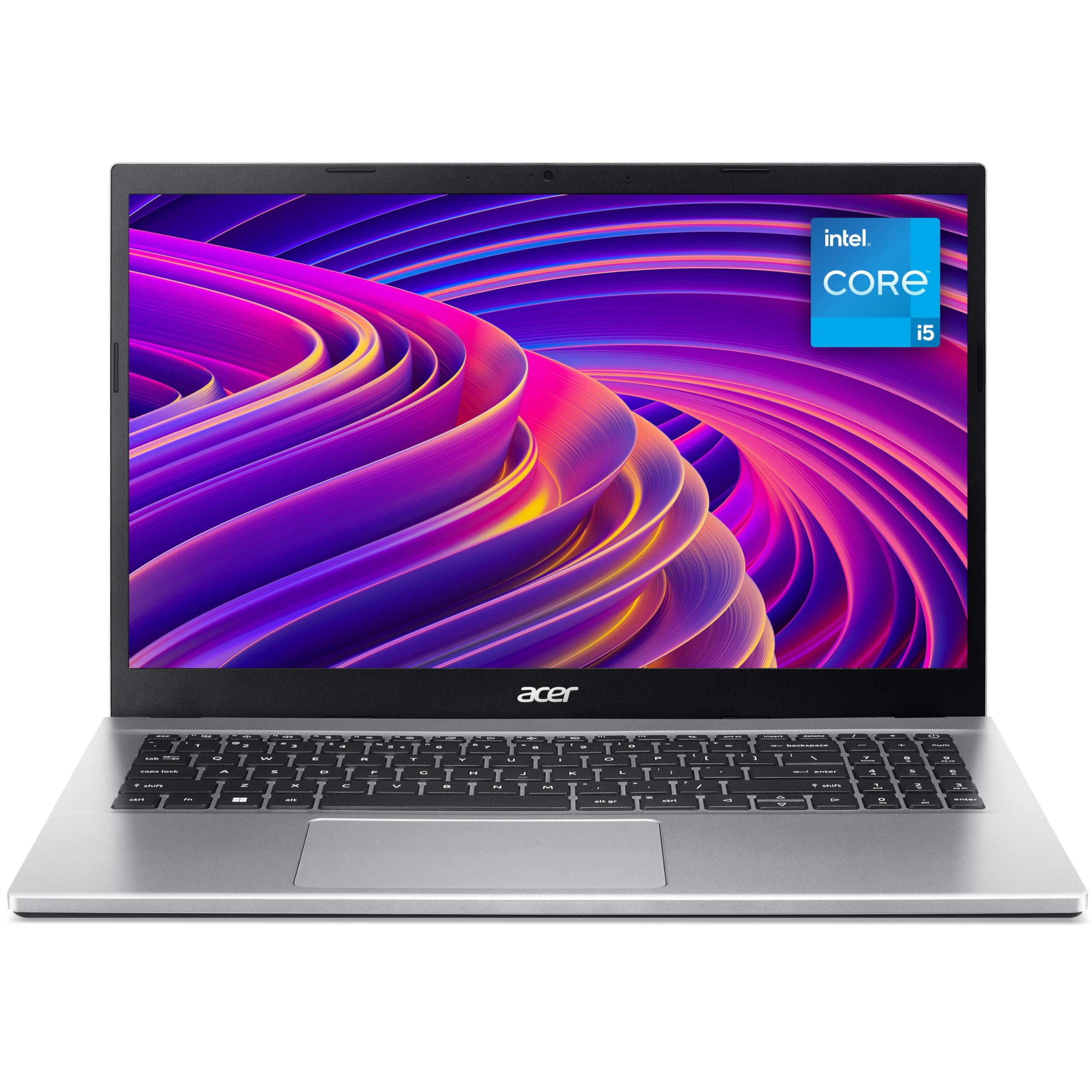 acer Aspire 3 A315-59 Laptop - Intel Core i5-1235U, 8GB, 256GB SSD, Integrated Graphics, 15.6" Full HD, Windows 11, Silver