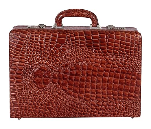 Zordan Leather Briefcase Bag Cum Office File Bag for Men Expandable Made in Pure Leather