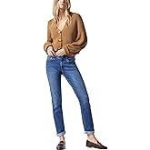 Mavi Women's Emma Mid Rise Slim Boyfriend Jeans – Premium Stretch Denim, Comfortable Skinny Jeans, Straight & Bootcut Jeans,