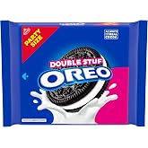 OREO Double Stuf Chocolate Sandwich Cookies, Party Size, 24.95 oz | Always made with Real Cocoa, Certified Kosher, Bulk Cooki