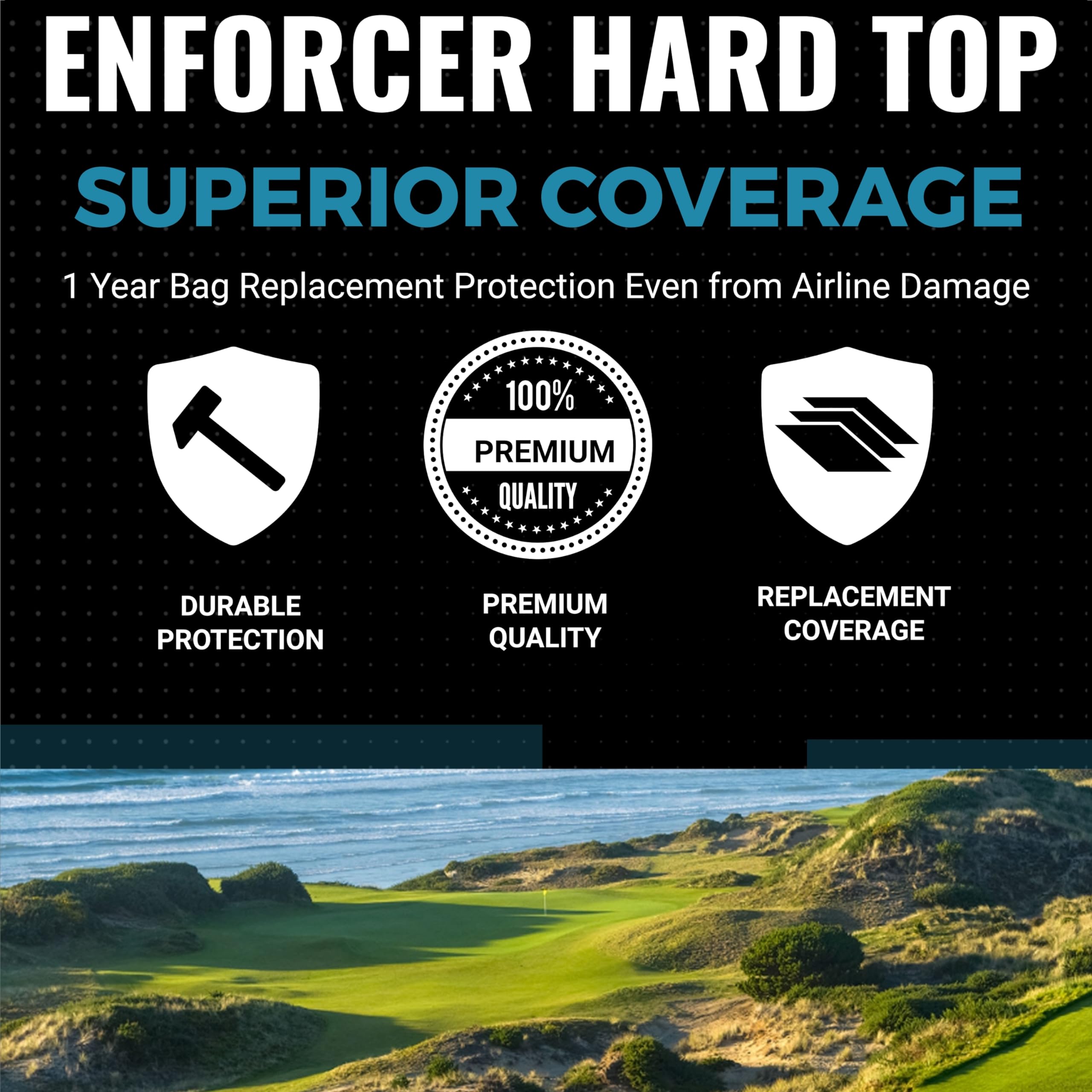 Mua CaddyDaddy Enforcer Golf Travel Bag SoftSided Cover with Hard Top