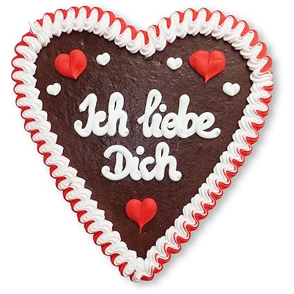 Lebkuchenherz 21cm Ich Liebe Dich