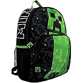 Minecraft Backpack | Boys Backpack for School | Creeper Kids Bag | Black
