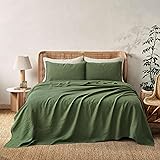 ATLINIA 100% Pure Flax Linen Bedding Set - Stone
