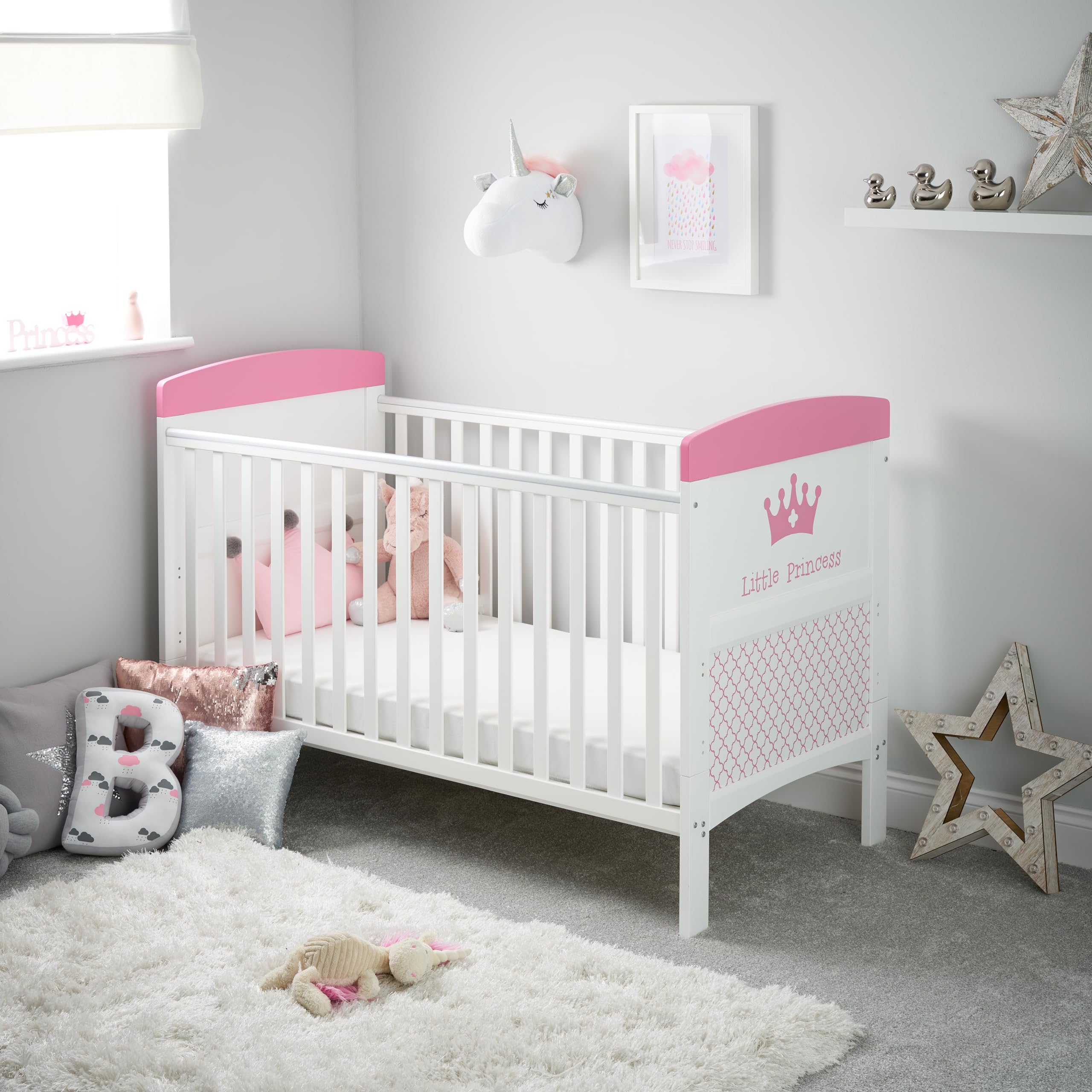 Obaby Grace Inspire Cot Bed, Little Princess