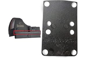 Ade Advanced Optics Red Dot Elevation Delrin Shim – Optic Riser Plate for Trijicon RMR,Holosun 407C/507C/508T, Swampfox/Justice/Liberty/Kingslayer – 1° Adapter for Sight Zero Correction–Precision Fit