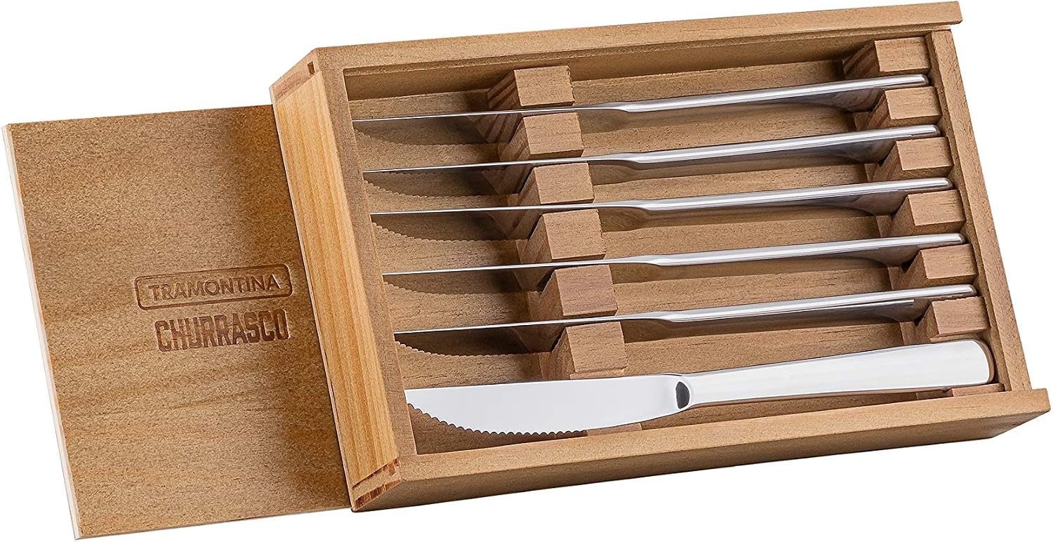 Tramontina Steak Knife Set (6 Pcs.), Stainless Steel