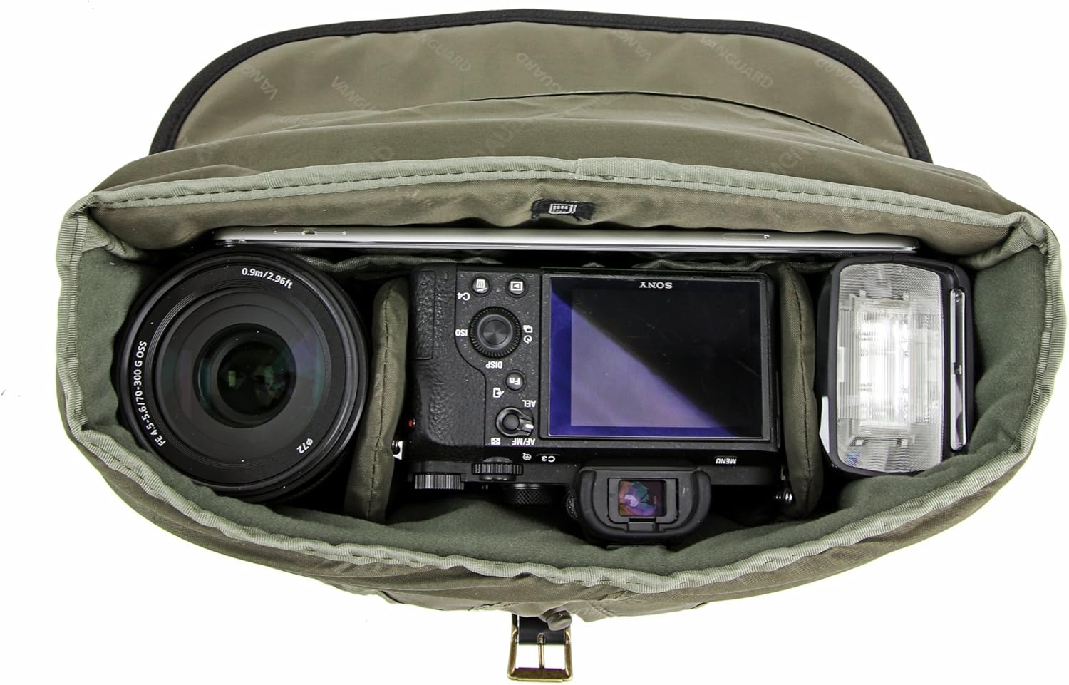 Vanguard VEO Travel 28Bl - Shoulder Bag for Evil/CSC (28 x 11 x 25 cm) Blue - Image 3