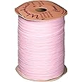 Berwick Offray Matte Pink Raffia Ribbon, 1/4'' Wide, 100 Yards, 7MM